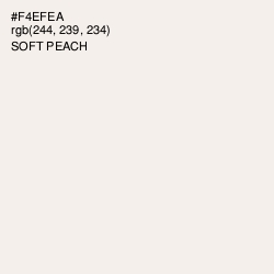 #F4EFEA - Soft Peach Color Image
